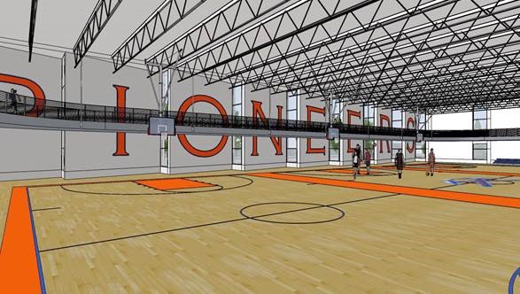 Three wooden basketball courts to be added