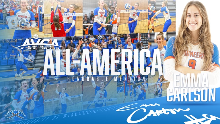 Carlson Earns All-America Honorable Mention Honors