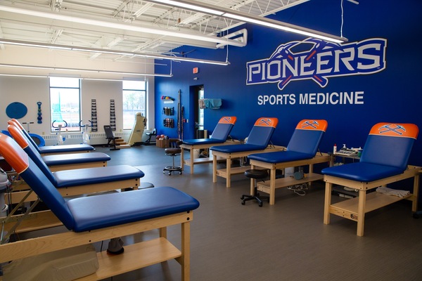 Pioneers enjoying the benefits of new Athletic Training Room